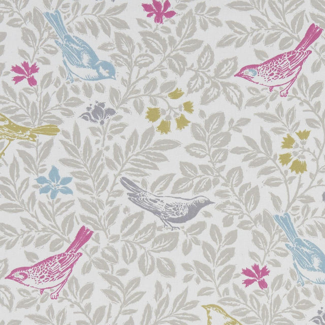 Clarke & Clarke BIRD SONG SUMMER Fabric
