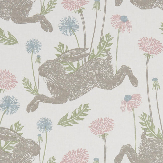 Clarke & Clarke MARCH HARE PASTEL Fabric