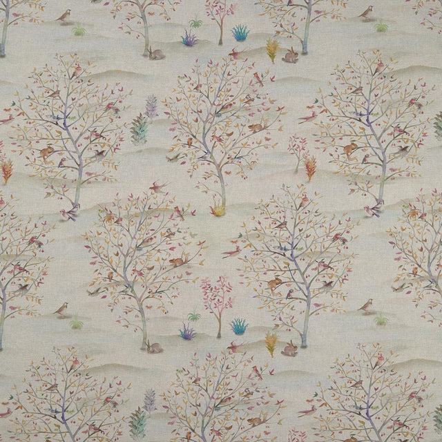 Clarke & Clarke COPPICE SUMMER/LINEN Fabric