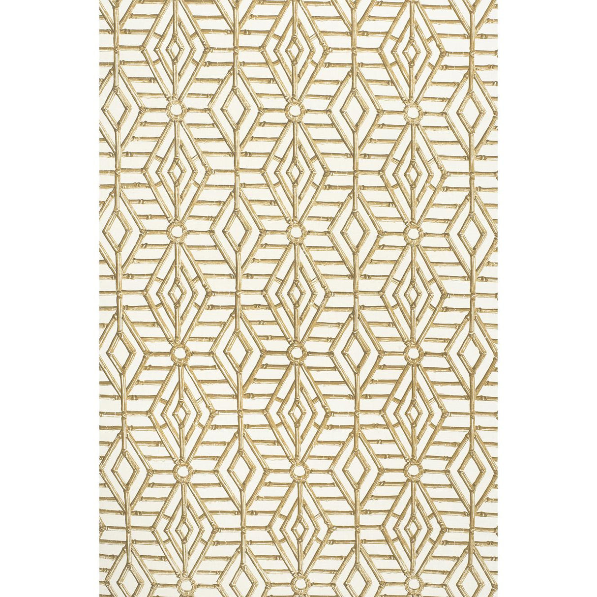 Lee Jofa BAMBOO CANE BEIGE/WHITE Fabric