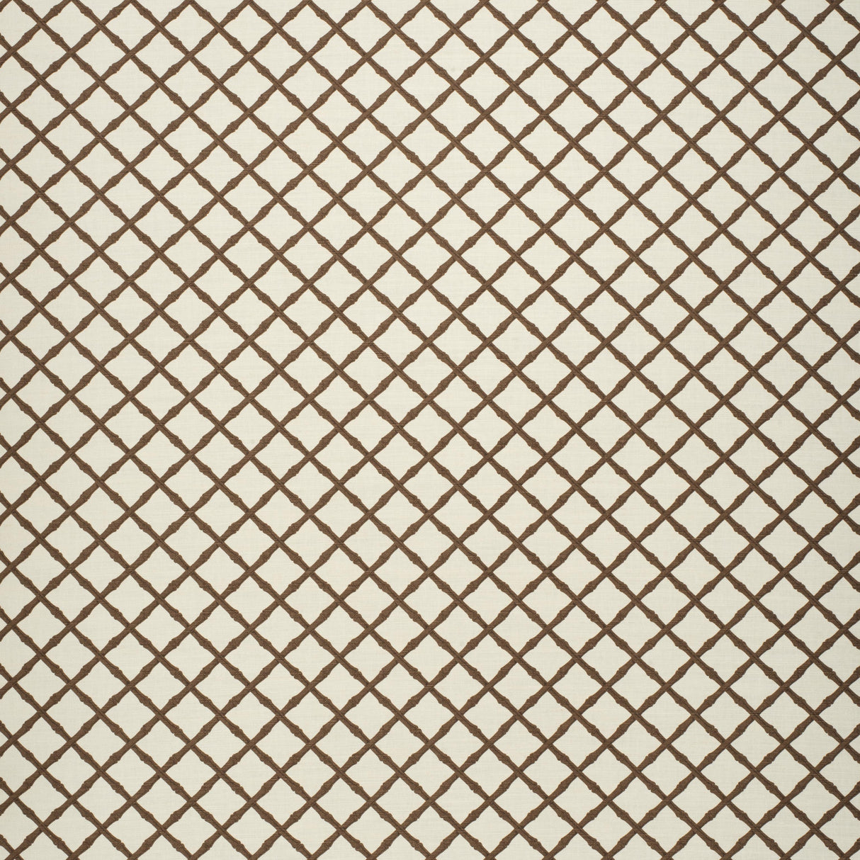 Lee Jofa BAMBOO TRELLIS BROWN Fabric