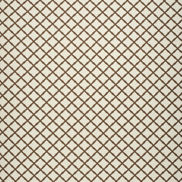 Lee Jofa BAMBOO TRELLIS BROWN Fabric