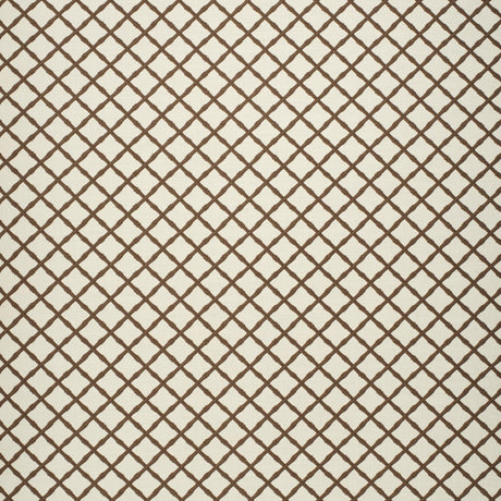 Lee Jofa BAMBOO TRELLIS BROWN Fabric