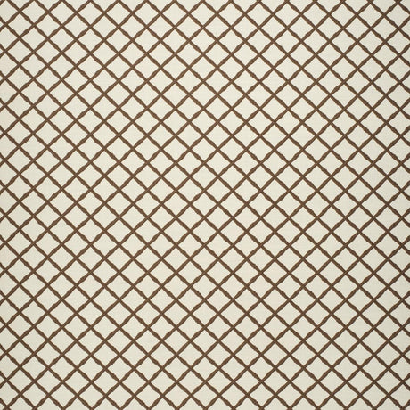 Lee Jofa Bamboo Trellis Brown Fabric