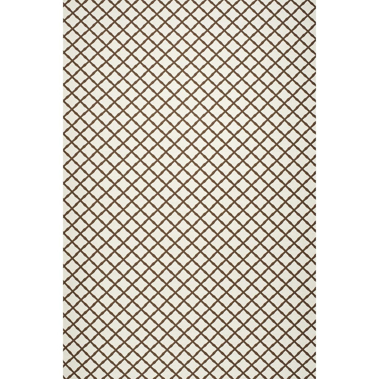 Lee Jofa BAMBOO TRELLIS BROWN Fabric