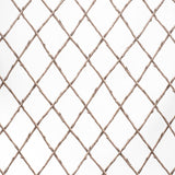 Lee Jofa Bare Twig Trellis Bro/Whi Fabric