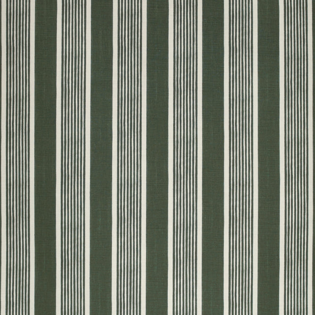 Lee Jofa ELBA STRIPE DARK GREEN Fabric