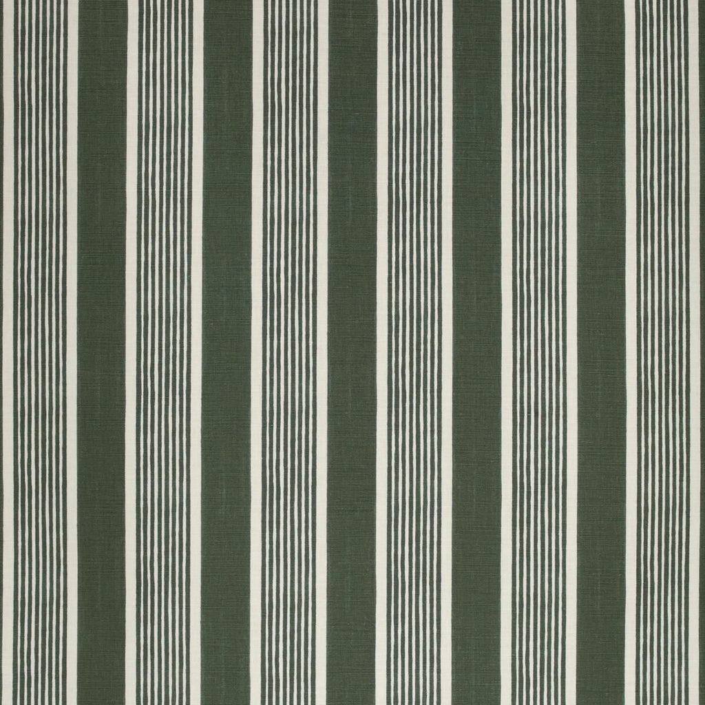 Lee Jofa ELBA STRIPE DARK GREEN Fabric