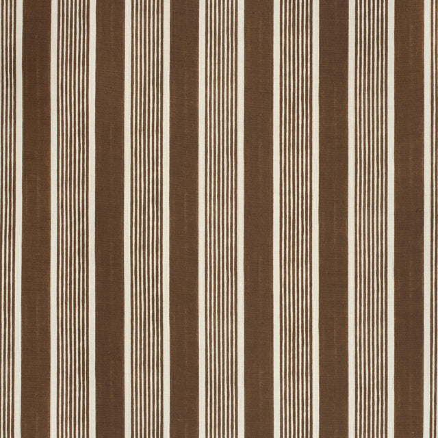 Lee Jofa ELBA STRIPE BROWN Fabric