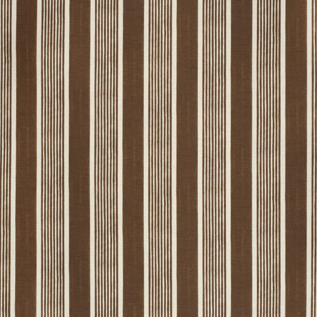 Lee Jofa ELBA STRIPE BROWN Fabric