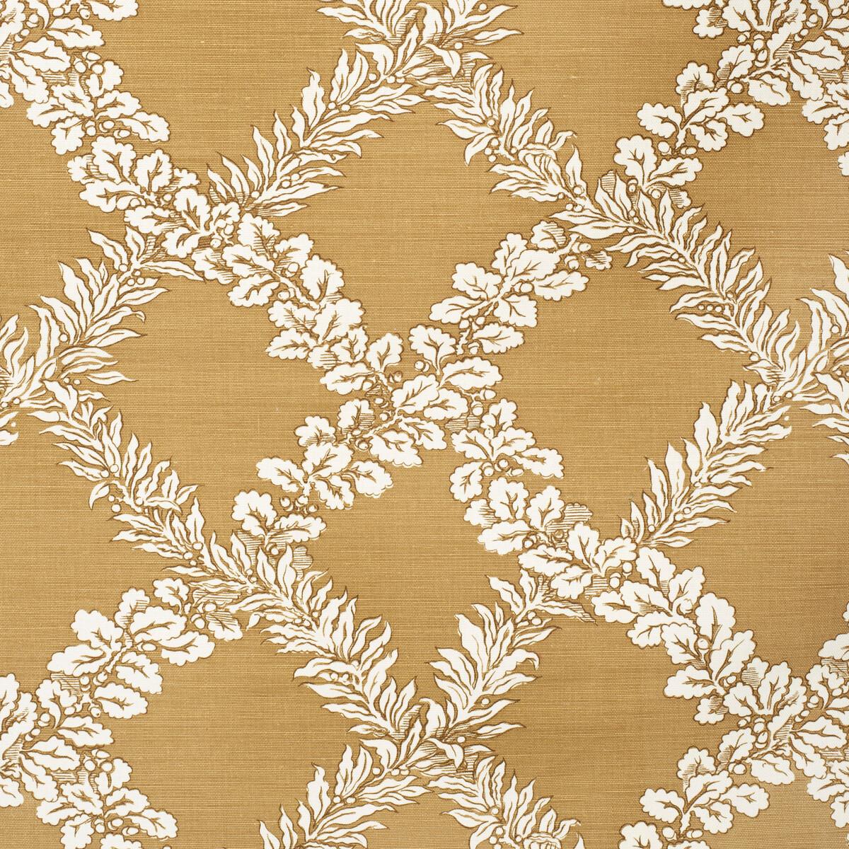 Lee Jofa Leaf Trellis Caramel Fabric