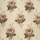 Lee Jofa Melba Flower Plum/Ecru Fabric