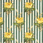 Lee Jofa MELBA FLOWER STRIPE YELLO Fabric