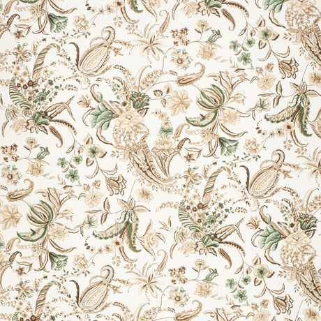 Lee Jofa PAISLEY PASSION BROW/GREE Fabric