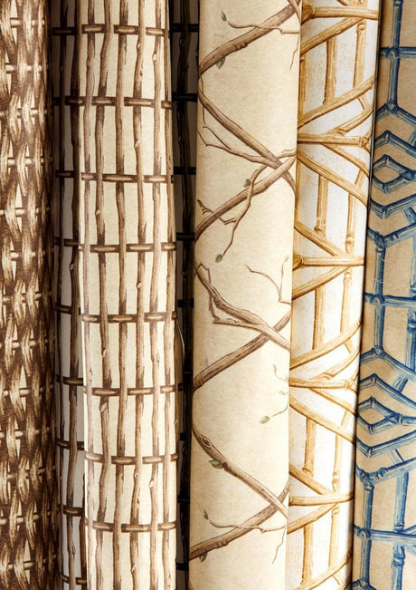 Lee Jofa TWIG TRELLIS BROWN/WHITE Fabric