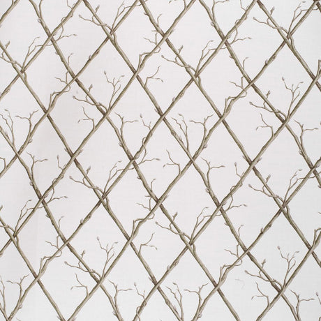 Lee Jofa Twig Trellis Green/White Fabric