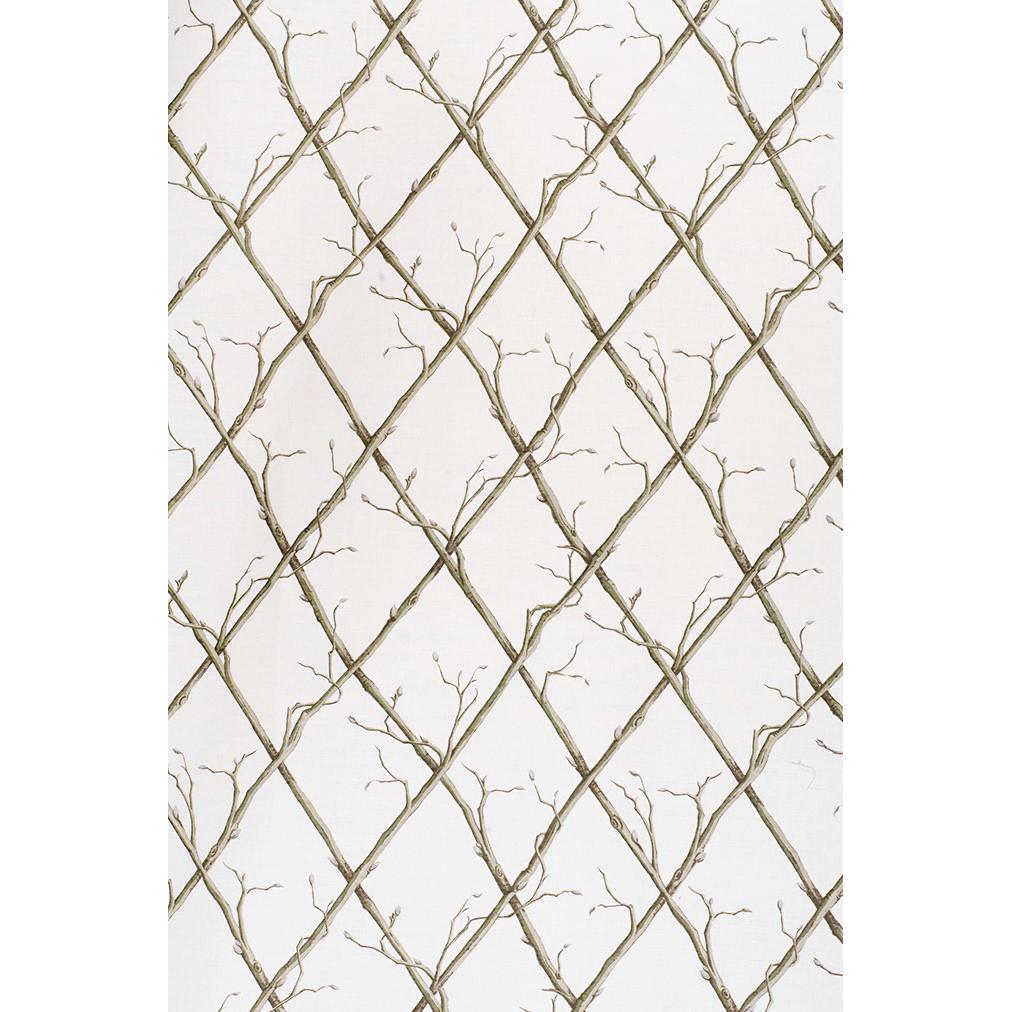 Lee Jofa TWIG TRELLIS GREEN/WHITE Fabric