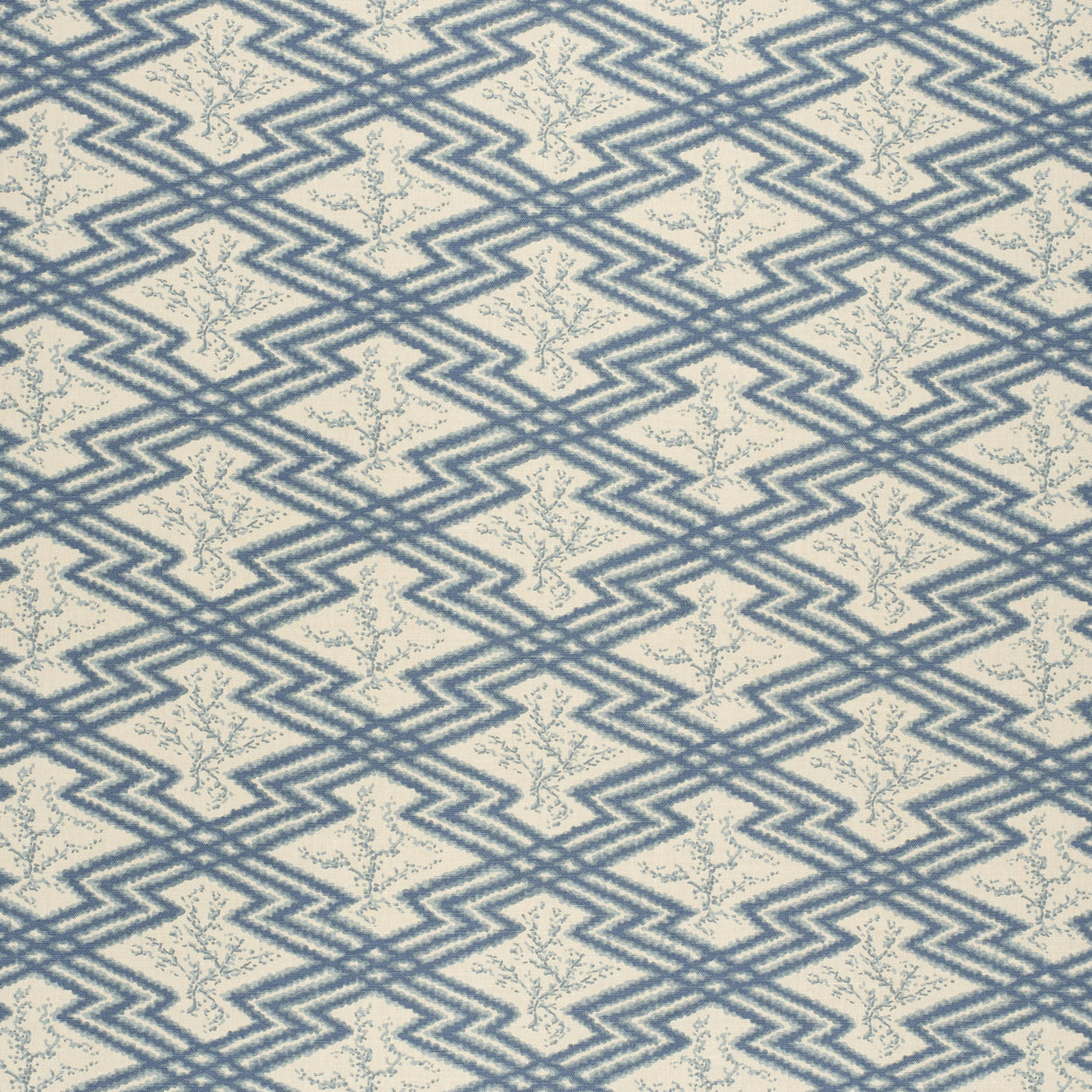 Lee Jofa VIA KRUPP BLUE/ECRU Fabric