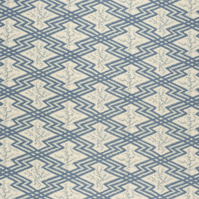 Lee Jofa VIA KRUPP BLUE/ECRU Fabric
