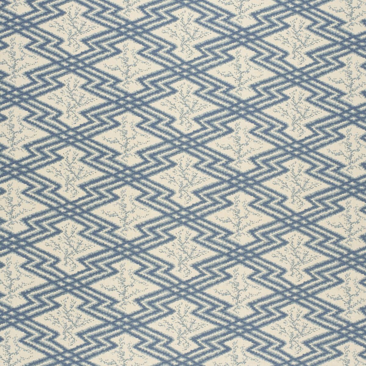Lee Jofa Via Krupp Blue/Ecru Fabric