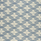 Lee Jofa Via Krupp Blue/Ecru Fabric