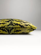 Scalamandre Tigre 22 X 22 - Greens & Black Decorative Pillow