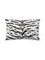 Scalamandre Tigre 14 X 22 - Off-White & Black Decorative Pillow