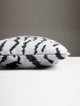 Scalamandre Tigre 14 X 22 - Off-White & Black Decorative Pillow