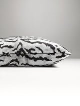 Scalamandre Tigre 22 X 22 - Off-White & Black Decorative Pillow