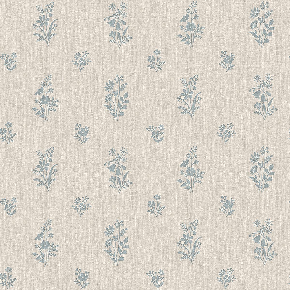 Borastapeter Petit Fleurs Blue Wallpaper
