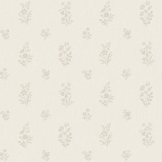 Borastapeter Petit Fleurs Natural Wallpaper