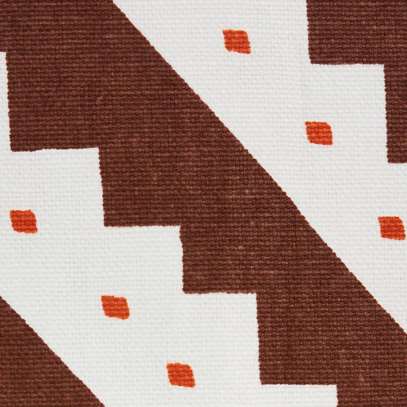 Schumacher Zeppelin Brown Fabric