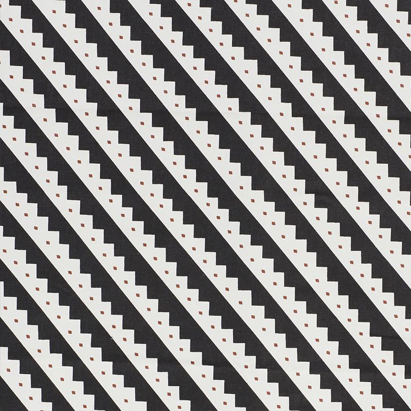 Schumacher Zeppelin Black Fabric
