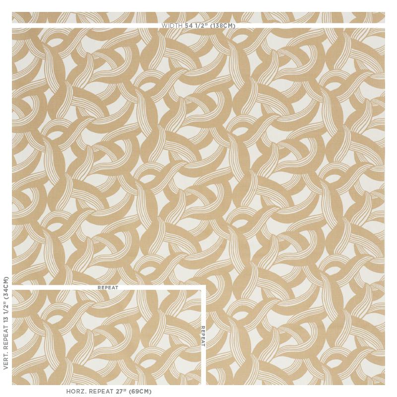 Schumacher Martingale Natural Fabric