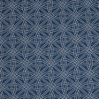 Schumacher Durance Embroidery Navy Fabric