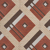Schumacher Legrad Argyle Cognac Fabric
