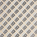 Schumacher Legrad Argyle Charcoal Fabric