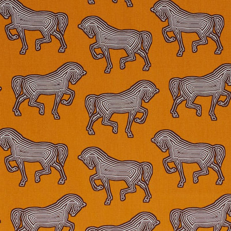 Schumacher Faubourg Orange Fabric