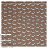 Schumacher Faubourg Brown Fabric
