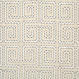 Schumacher Prado Embroidery Graphite Fabric