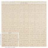 Schumacher Prado Embroidery Saffron Fabric