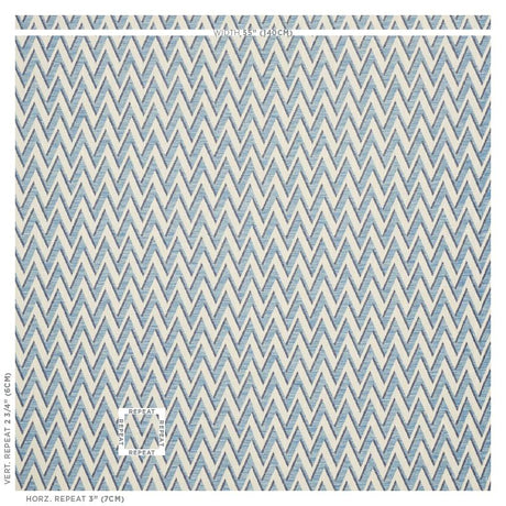 Schumacher Dartmoor Blue Fabric