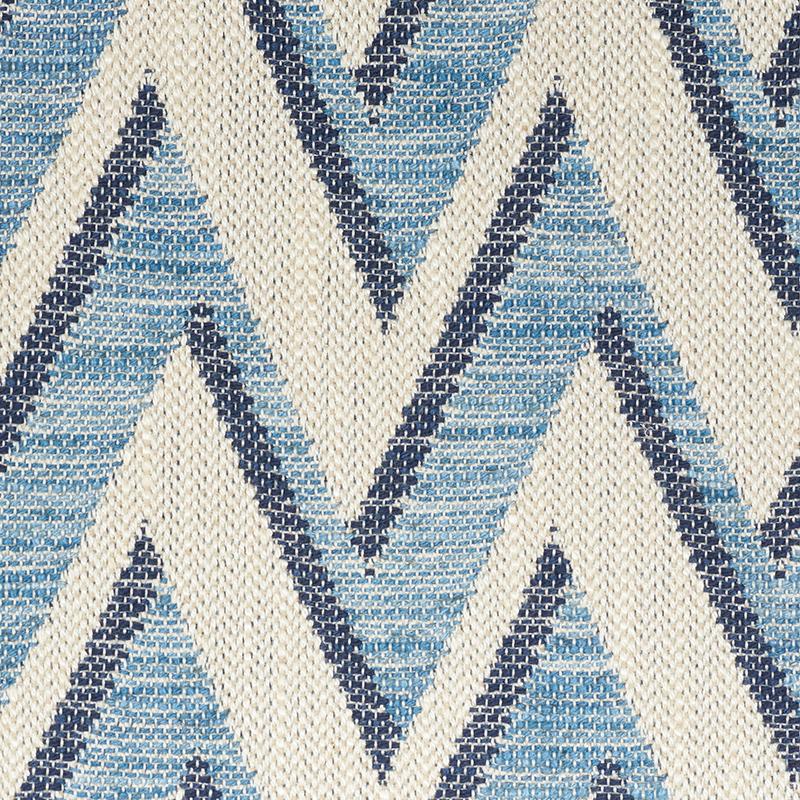 Schumacher Dartmoor Blue Fabric