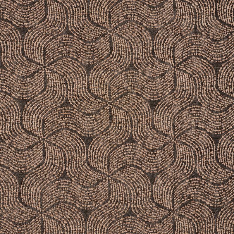 Schumacher Fiador Brown Fabric