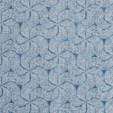Schumacher Fiador Blue Fabric