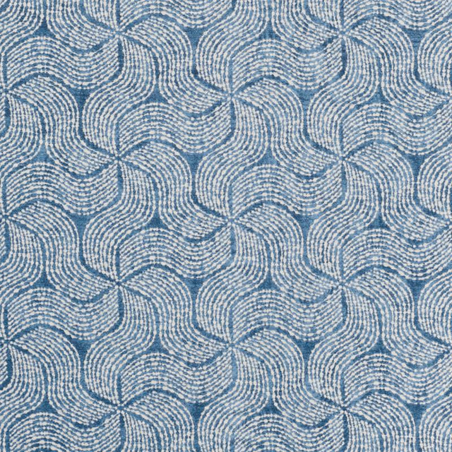 Schumacher Fiador Blue Fabric