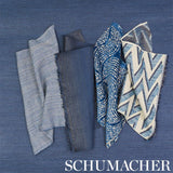 Schumacher Ostler Blue Fabric