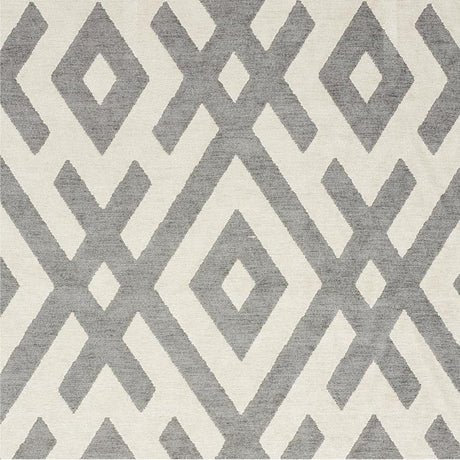 Schumacher Equix Charcoal Fabric