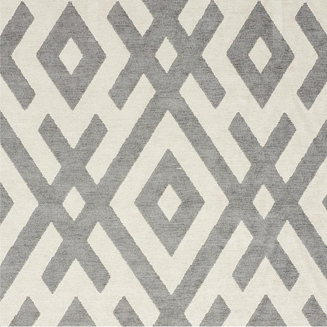 Schumacher Equix Charcoal Fabric
