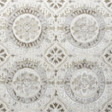 Schumacher Suzani Strie Velvet Pearl Fabric